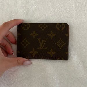 Louis Vuitton AUTHENTIC Vintage 1991 Monogram Pass Case Card Holder Wallet